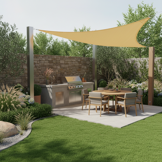 Toldo Vela Sombra Triangular 3.5x3.5x3.5