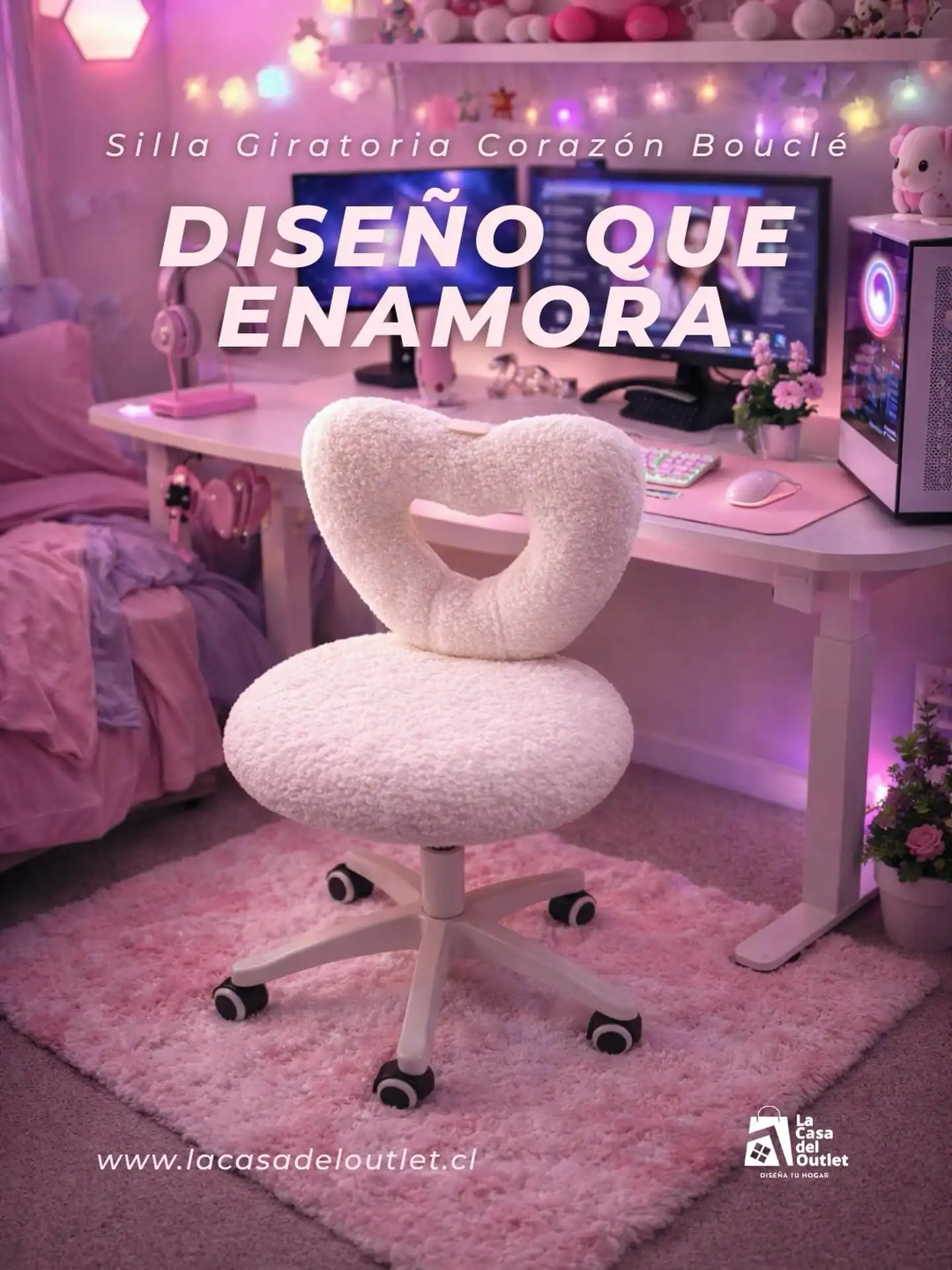 Hay piezas que no solo decoran… se convierten en el centro de todas las miradas.
La Silla Giratoria Corazón Bouclé es perfecta para darle un toque elegante y moderno a tu dormitorio, tocador o rincón favorito.
✔ Diseño único
✔ Tela bouclé suave
✔ Giratoria y cómoda
Transforma cualquier espacio con estilo 🤍
Disponible en La Casa del Outlet
#lacasadeloutlet
#decoracionhogar
#silladecorativa
#bouclechair
#decoracion