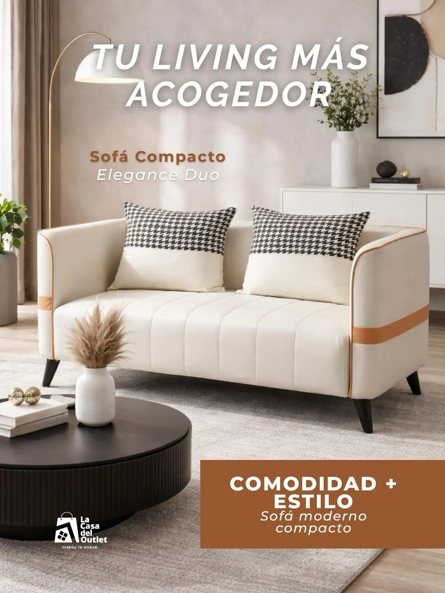 El sofá es el corazón del living, el lugar donde descansamos, compartimos y disfrutamos en casa ✨
Este sofá compacto Elegance Duo combina diseño moderno y comodidad, ideal para espacios pequeños o livings que buscan un estilo elegante sin ocupar demasiado espacio.
Perfecto para transformar tu living en un espacio más acogedor y armonioso sin necesidad de grandes cambios.
Un mueble que aporta estilo y comodidad todos los días.
📩 Escríbenos para precio y disponibilidad.

#DecoracionHogar
#LivingModerno
#SofaModerno
#CasaConEstilo
#HogarBonito