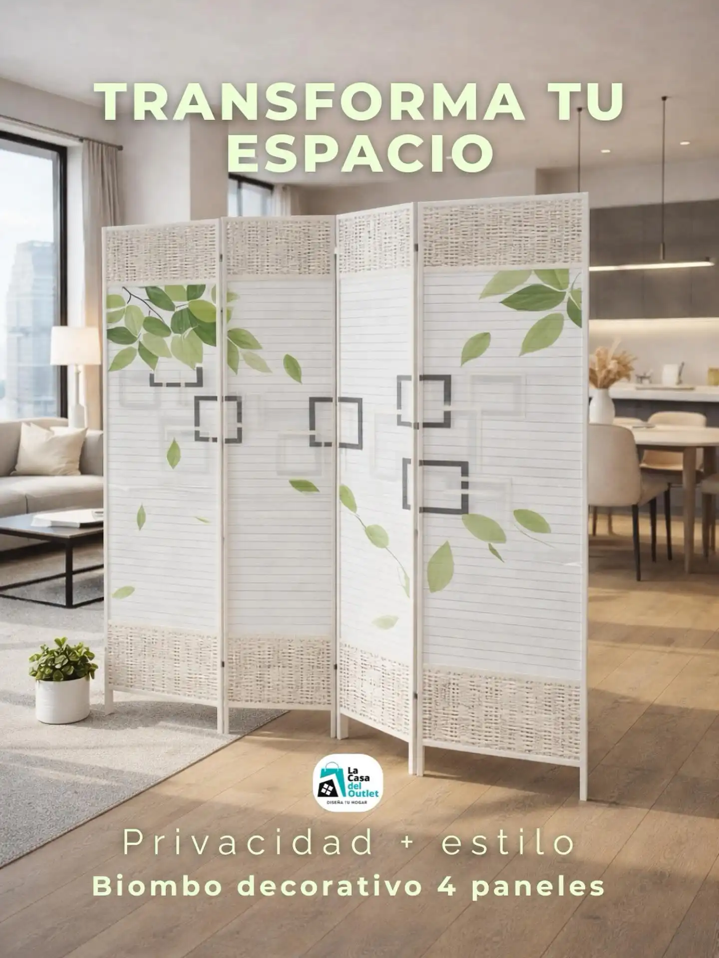A veces no necesitas remodelar para transformar un espacio 🌿
Este biombo decorativo de 4 paneles con diseño de hojas naturales permite separar ambientes y al mismo tiempo decorar tu hogar de forma elegante y moderna.
Perfecto para dividir espacios en living, dormitorio o escritorio, agregando privacidad sin perder estilo. Un elemento práctico que además aporta calidez y personalidad a cualquier rincón.
Ideal para quienes buscan soluciones funcionales que también decoren.
📩 Escríbenos para precio y disponibilidad.
#DecoracionHogar
#DecoracionInterior
#DecoIdeas
#CasaConEstilo
#HogarBonito