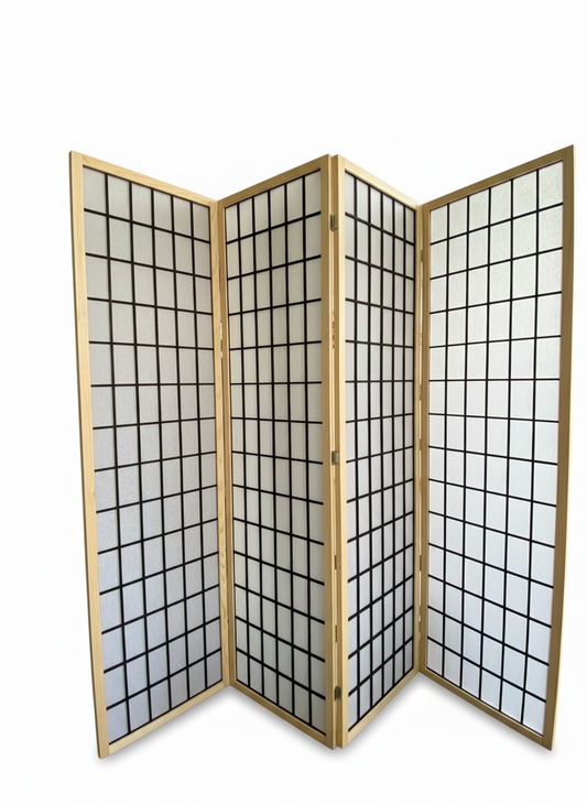 Biombo Shoji Japones Beige